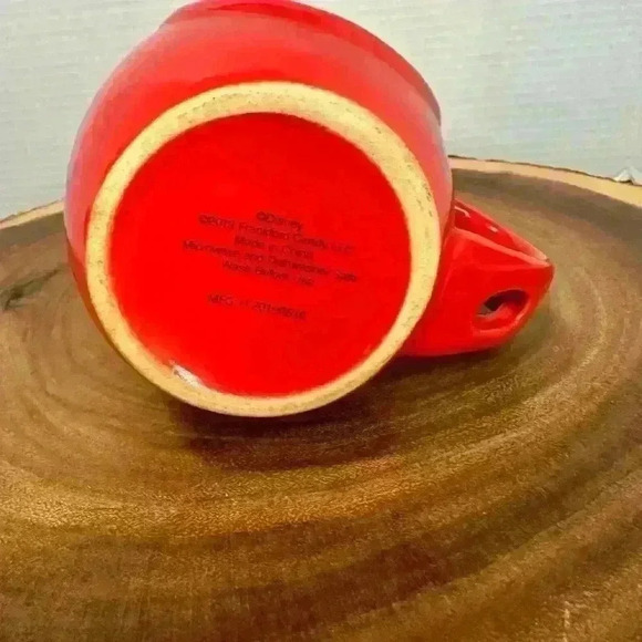 Disney Mickey and Minnie Mouse Red 2018 Christmas coffee tea cocoa mug cup - Picture 6 of 6